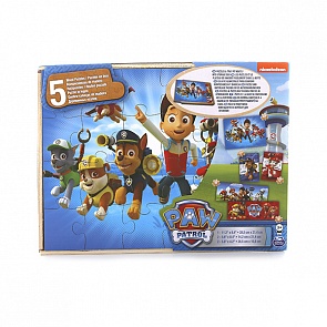 Набор из 3 деревянных пазлов Щенячий Патруль (Spinmaster, 6028789)